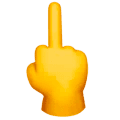middle finger disabled emoji