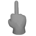 middle finger disabled emoji