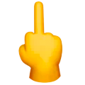 middle finger disabled emoji
