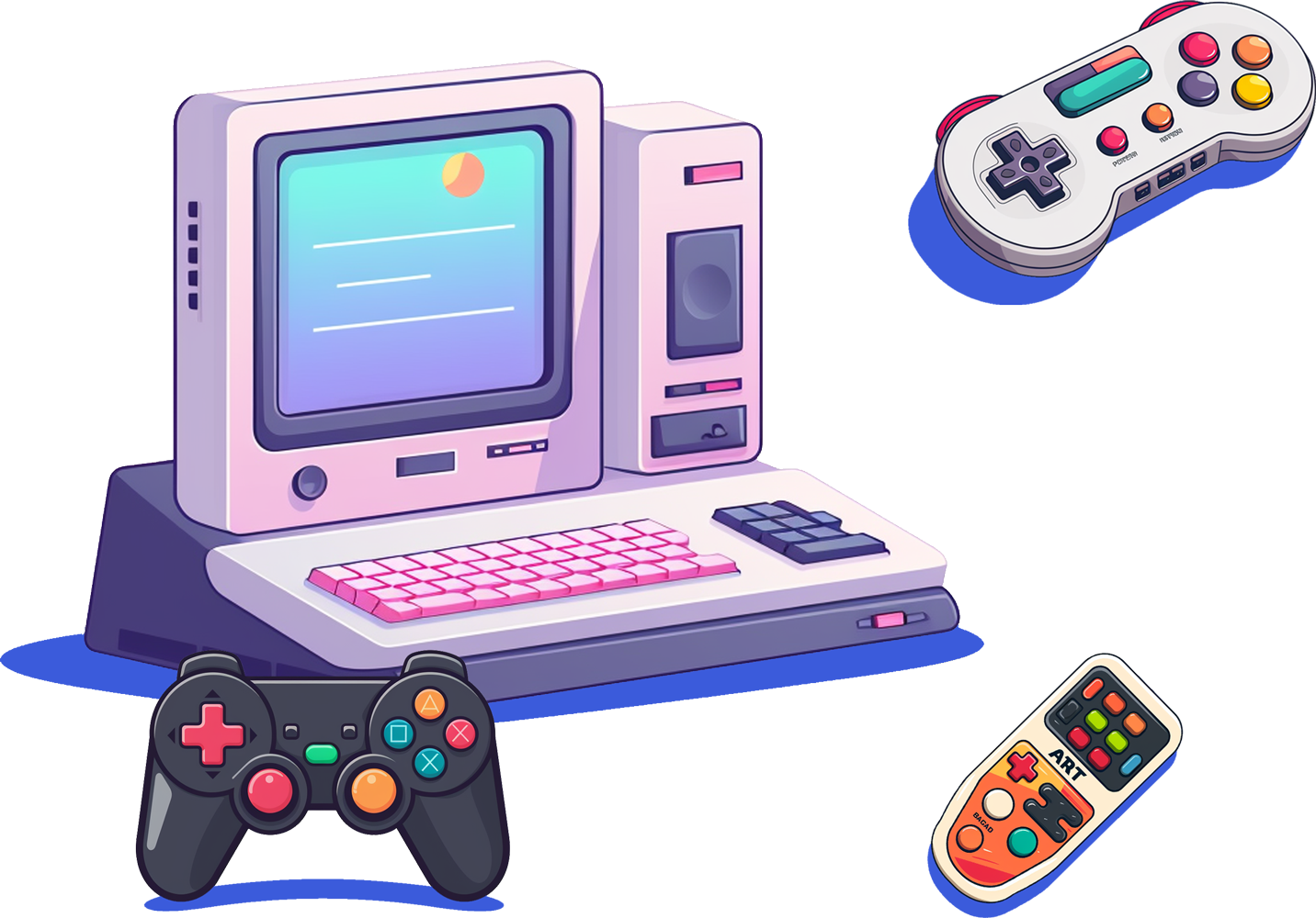 render of gamified survey